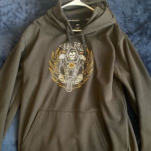 Vans Off The Wall Flaming Biker hoodie